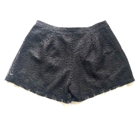 Black Lace Shorts - Picture 1 of 6